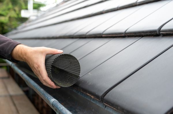 Gutter Mesh Installation in Stow