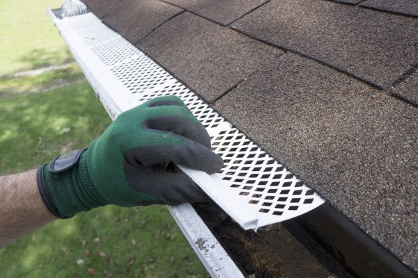 Gutter Filter Installation in Stow
